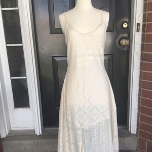 SUNDANCE IVORY LACE NIGHTGOWN SIZE S
